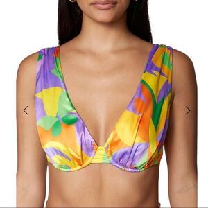 NWT DANIELLE BERNSTEIN UNDERWIRE V-NECK SAVED BY THE BELL TOP